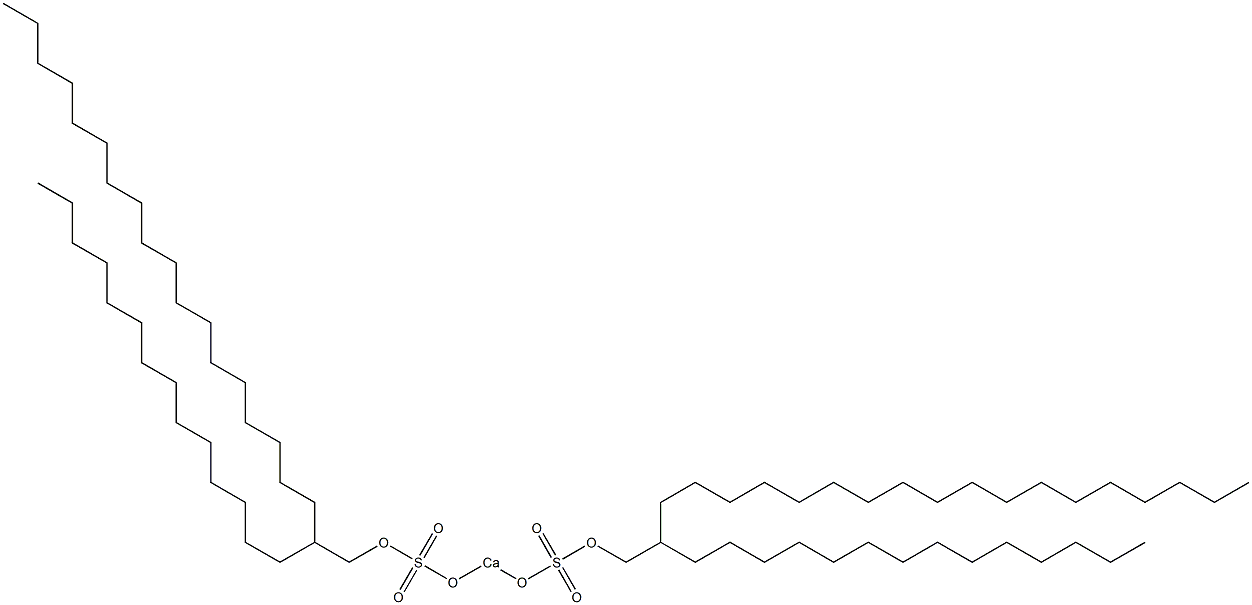 Bis(2-tetradecylicosyloxysulfonyloxy)calcium Struktur