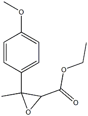 2-(p-Methoxyphenyl)-2-methyloxirane-3-carboxylic acid ethyl ester Struktur