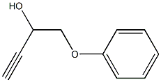 4-Phenoxy-1-butyn-3-ol Struktur