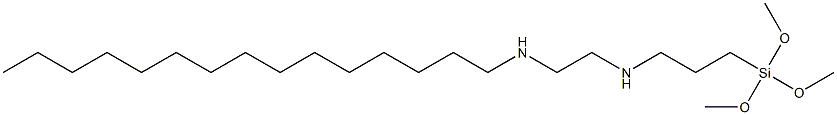 3-(Trimethoxysilyl)-N-[2-(pentadecylamino)ethyl]propan-1-amine Struktur