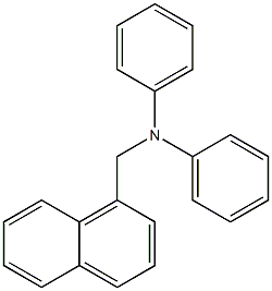 1-[[Diphenylamino]methyl]naphthalene Struktur