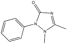 2-Phenyl-1,5-dimethyl-1,2-dihydro-3H-1,2,4-triazol-3-one Struktur