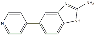 5-(4-Pyridyl)-1H-benzimidazol-2-amine Struktur