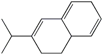 1,2,6,8a-Tetrahydro-3-isopropylnaphthalene Struktur