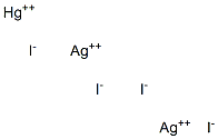 Disilver mercury tetraiodide Struktur