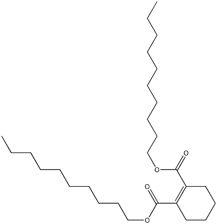 1-Cyclohexene-1,2-dicarboxylic acid didecyl ester Struktur