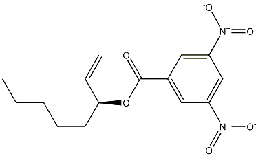 (+)-3,5-Dinitrobenzoic acid (S)-1-octene-3-yl ester Struktur