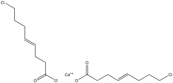 Bis(8-chloro-4-octenoic acid)calcium salt Struktur