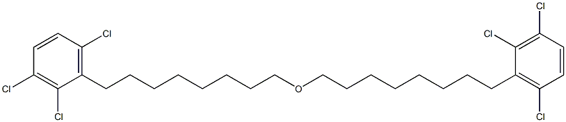 2,3,6-Trichlorophenyloctyl ether Struktur