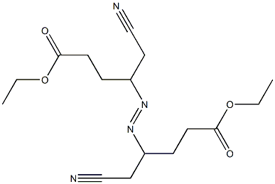 4,4'-Azobis(5-cyanovaleric acid)diethyl ester Struktur