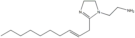 1-(2-Aminoethyl)-2-(2-decenyl)-2-imidazoline Struktur