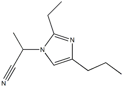 1-(1-Cyanoethyl)-2-ethyl-4-propyl-1H-imidazole Struktur