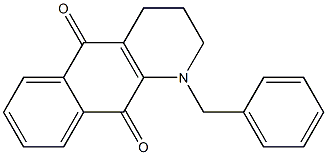 1,2,3,4-Tetrahydro-1-benzylbenzo[g]quinoline-5,10-dione Struktur