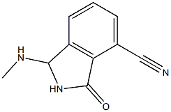 3-Methylamino-7-cyano-2,3-dihydro-1H-isoindol-1-one Struktur