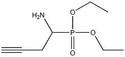 (1-Amino-3-butynyl)phosphonic acid diethyl ester Struktur