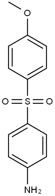 4-[(4-Methoxyphenyl)sulfonyl]aniline Struktur