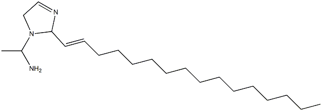 1-(1-Aminoethyl)-2-(1-hexadecenyl)-3-imidazoline Struktur