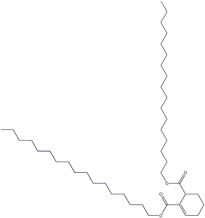 1-Cyclohexene-2,3-dicarboxylic acid diheptadecyl ester Struktur