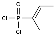 (1-Methylpropadienyl)dichlorophosphine oxide Struktur