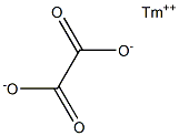 Oxalic acid thulium(II) salt Struktur