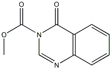 4-Oxoquinazoline-3(4H)-carboxylic acid methyl ester Struktur