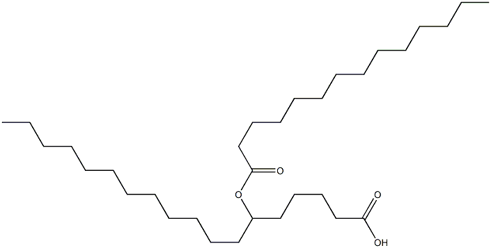 6-Myristoyloxyoctadecanoic acid Struktur