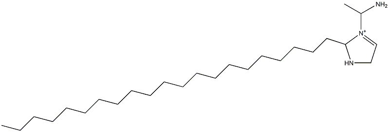 3-(1-Aminoethyl)-2-henicosyl-3-imidazoline-3-ium Struktur