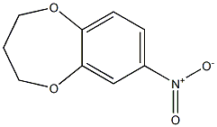 7-Nitro-3,4-dihydro-2H-1,5-benzodioxepin Struktur