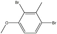 2,4-Dibromo-3-methylanisole Struktur