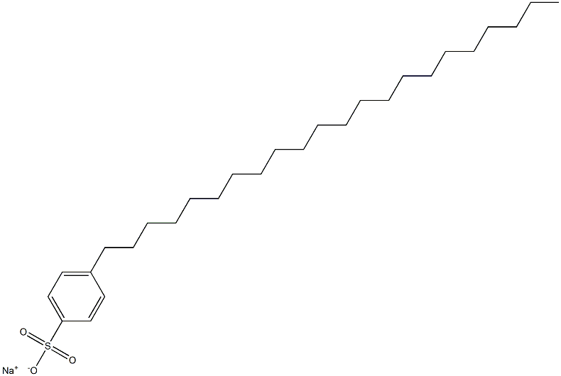 4-Docosylbenzenesulfonic acid sodium salt Struktur