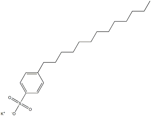 4-Tridecylbenzenesulfonic acid potassium salt Struktur