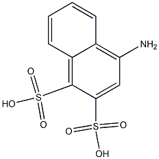 4-Amino-1,2-naphthalenedisulfonic acid Struktur