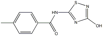 N-(3-Hydroxy-1,2,4-thiadiazol-5-yl)-4-methylbenzamide Struktur