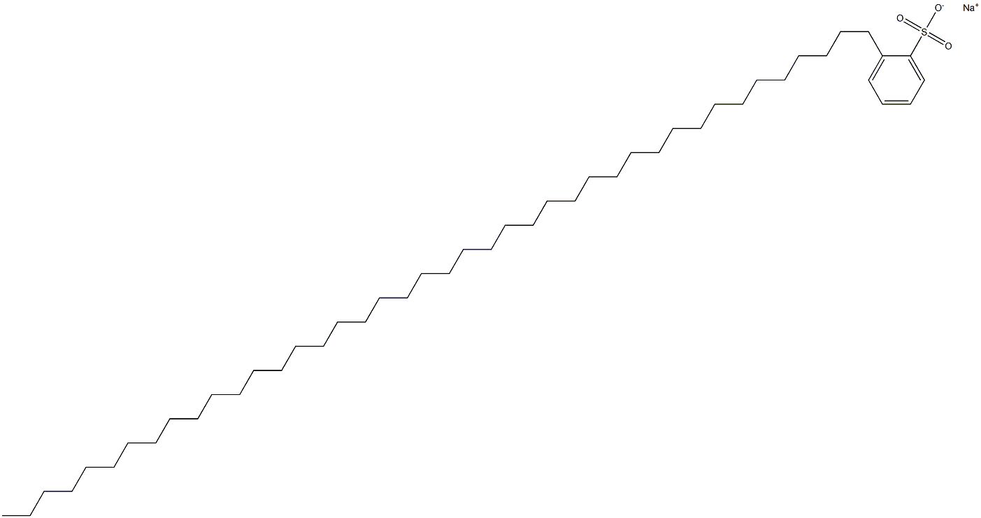 2-(Dotetracontan-1-yl)benzenesulfonic acid sodium salt Struktur