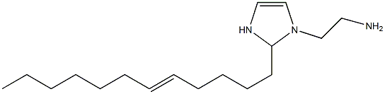 1-(2-Aminoethyl)-2-(5-dodecenyl)-4-imidazoline Struktur