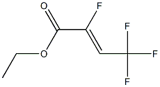 (Z)-2,4,4,4-Tetrafluoro-2-butenoic acid ethyl ester Struktur