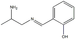 o-[(2-Aminopropylimino)methyl]phenol Struktur