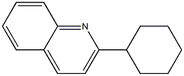 2-Cyclohexylquinoline Struktur