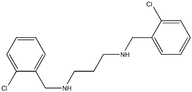 N,N'-Bis(o-chlorobenzyl)-1,3-propanediamine Struktur