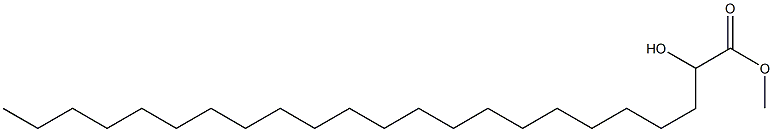 2-Hydroxytricosanoic acid methyl ester Struktur