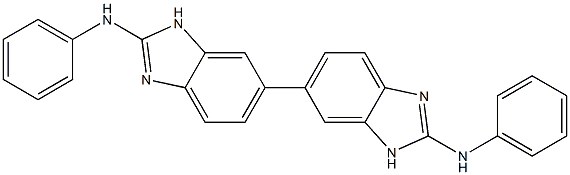 2,2'-Bis(phenylamino)-6,6'-bi[1H-benzimidazole] Struktur