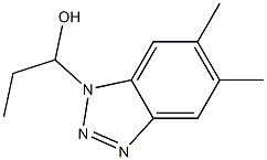 1-(5,6-Dimethyl-1H-benzotriazol-1-yl)-1-propanol Struktur