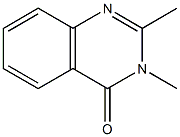 2,3-Dimethyl-3,4-dihydroquinazoline-4-one Struktur