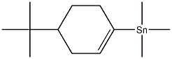 4-tert-Butyl-1-(trimethylstannyl)-1-cyclohexene Struktur