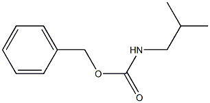 N-Isobutylcarbamic acid benzyl ester Struktur