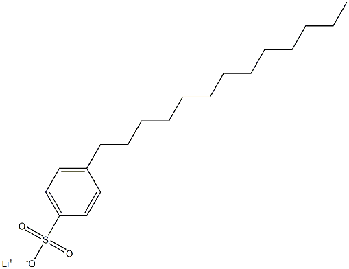 4-Tridecylbenzenesulfonic acid lithium salt Struktur