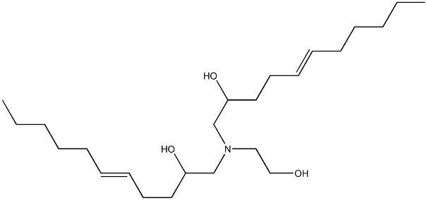 1,1'-[(2-Hydroxyethyl)imino]bis(5-undecen-2-ol) Struktur