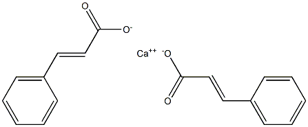 Dicinnamic acid calcium salt Struktur