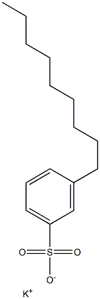 3-Nonylbenzenesulfonic acid potassium salt Struktur