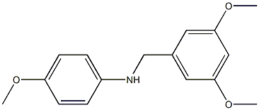 N-(4-Methoxyphenyl)-3,5-dimethoxybenzenemethanamine Struktur